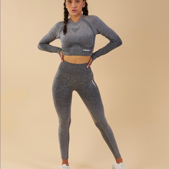 Gymshark vital seamless crop top in gray - Picture 2 of 6